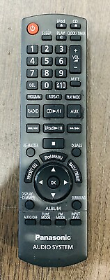 #ad Panasonic Audio System Remote Control Used. $9.99