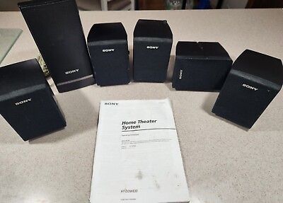#ad SONY LOT OF 5 SONY SS MSP1 UNIVERSAL SURROUND SOUND SPEAKERS 1 Extra $64.99