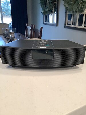 #ad Bose Wave Radio AWR1 1W Black As Is For Parts repair No Remote or Power Cord $39.00