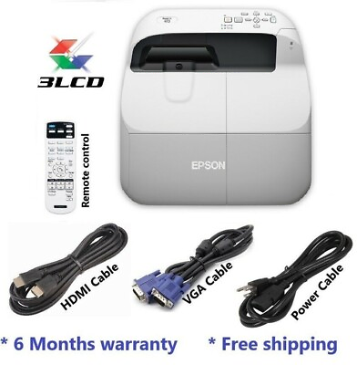 #ad Epson POWERLITE 480 3000 Lumens XGA LCD Projector V11H485020Zero lamp hour used $137.00