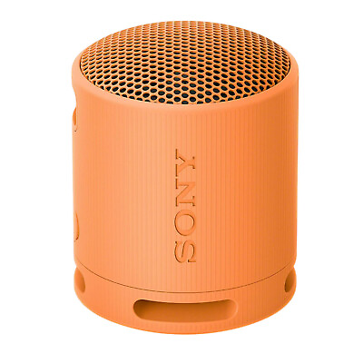 #ad Sony SRSXB100 Wireless Bluetooth Portable Lightweight Travel Speaker Orange $58.00