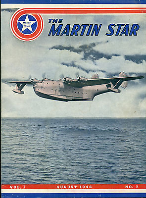 #ad MARTIN STAR Aircraft Magazine #7 August 1942 $34.99