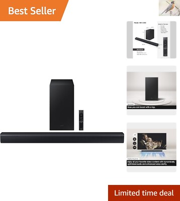 #ad Wireless Surround Sound Compatible Soundbar DTS Virtual X Subwoofer Included $335.97