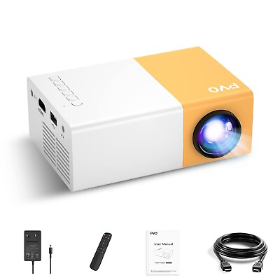 #ad Mini Projector PVO Portable Projector for Cartoon Kids Gift Outdoor Movie ... $86.44