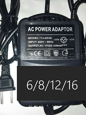 #ad Universal Mixer Power 6 8 8 12 16 Mixer Power Transformer Adapter AC AC $62.50