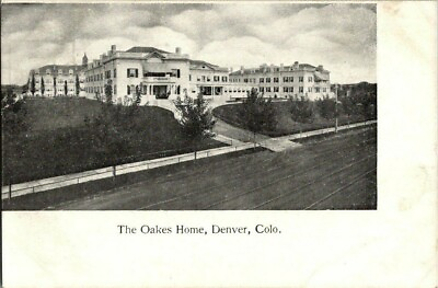 #ad 1904. THE OAKES HOME. DENVER COLORADO. POSTCARD ZT3 $10.00