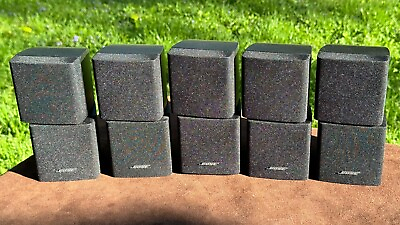 #ad Set Of 5 Bose Double Cube Lifestyle Acoustimass Surround Sound Speakers $159.00