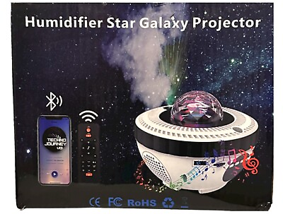 #ad Humidifier Star Galaxy Projector Music Bluethooth Sound Remote Control $25.99