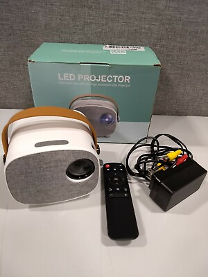 #ad NEW LED PROJECTOR COST EFFICIENT W AV VIDEO CONNECTION $109.65