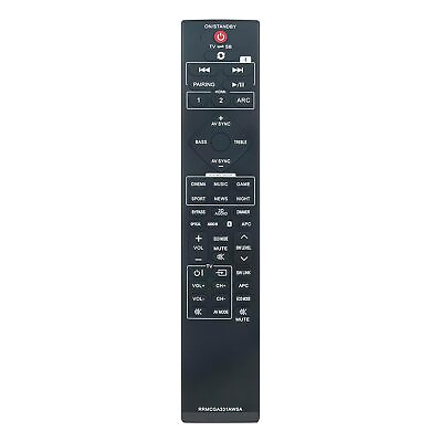 #ad #ad Rrmcga331Awsa Replace Remote Control Fit For Sharp Soundbar Home Theater Ht Sb $38.89