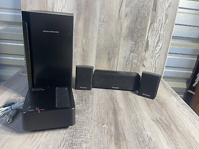 #ad Panasonic Wireless Speaker System SE FX70 Left Right Center amp; Subwoofer $79.87