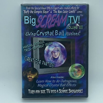 #ad Big Scream TV Volume 3 DVD OOP 2004 Halloween Tricks Crystal Ball BRAND NEW $12.72