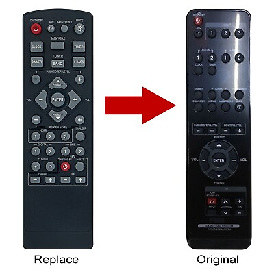 #ad #ad RRMCGA248AWSA Replace Remote Control Fit for Sharp Soundbar HT SB600 GA248AWSA $15.99