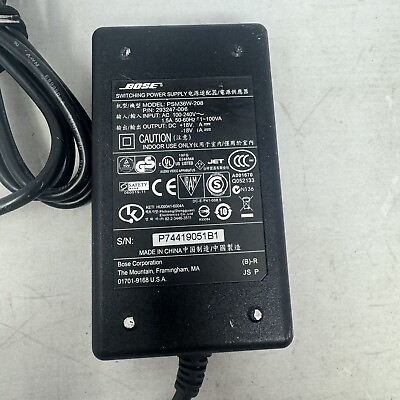 #ad Original OEM Bose Sounddock Power Supply PSM36W 208 AC Charger $16.98