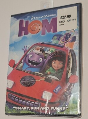 #ad Home DreamWorks 2015 DVD Movie Jim Parsons Rihanna Jennifer Lopez Sealed NEW $4.99