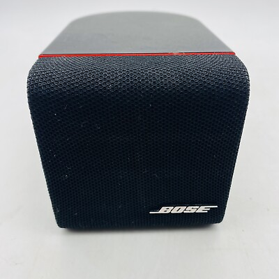 #ad Bose Redline Single Cube Speaker Lifestyle Acoustimass Black Tested Read $17.97