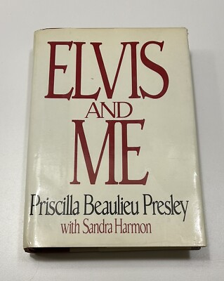 #ad 1ST EDITION Elvis and Me by Sandra Harmon and Priscilla Presley 1985 Hardcover $18.99