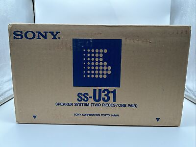 #ad #ad SONY SS U31 Speaker System Bookshelf Speakers New Open Box $99.85