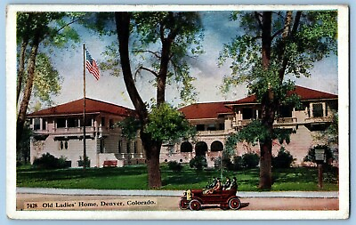 #ad Postcard The Old Ladies#x27; Home Denver Colorado $5.95