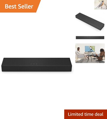 #ad Compact 2.0 Home Theater Sound Bar with DTS Virtual:X amp; Bluetooth Streaming $156.97