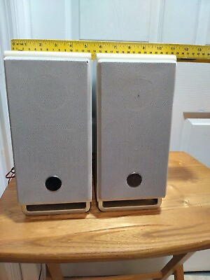 #ad PAIR OF SPEAKERS FROM ILIVE IHMD8816DT BOOK SHELF SPEAKER $63.00