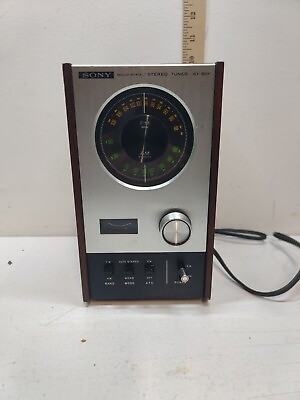 #ad Sony Stereo FM AM Tuner Solid State ST 80F Vintage Radio Tested Working $75.00