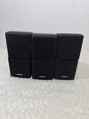 #ad Set of 3 Bose Lifestyle Acoustimass Double Cube Surround Sound Speakers $60.90