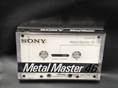 #ad New SONY METAL MASTER Cassette Tape 46 min Metal Position Sealed From JP $149.99