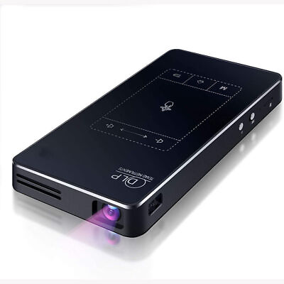 #ad Mini Projector 1080P HD Video DLP Projector Android 9.0 bluetooth home theater # $199.99