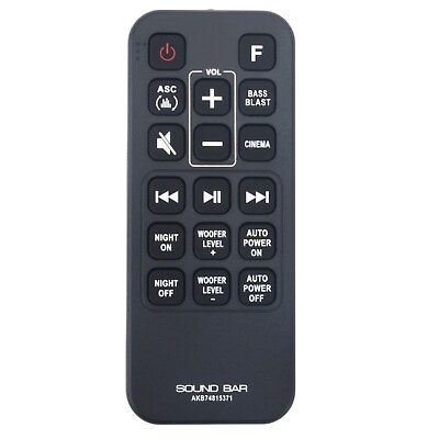 #ad AKB74815371 Replace Remote Control Fit For LG Sound Bar SJ3 SJ4 SK4D LAS454 SH3K $10.99