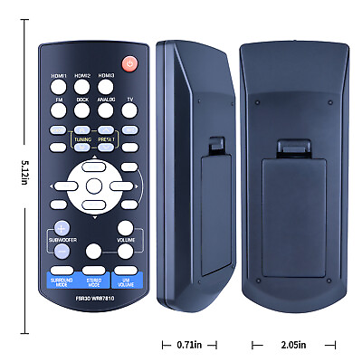 #ad FSR30 WE87810 Replacement Remote Control For Yamaha Soundbar $15.99