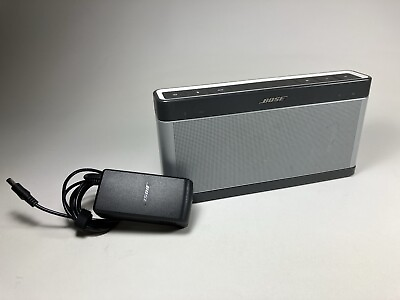 #ad Bose SoundLink III Sound Link 3 Bluetooth Portable Speaker Working w adapter $150.00
