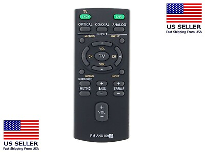 #ad New Replaced RM ANU159 Remote For Sony Sound Bar SA CT60 SS WCT60 HT CT60 C $7.06
