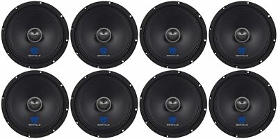 #ad 8 Rockville RXM88 8quot; 500w 8 Ohm Mid Range Drivers Speakers Made w Kevlar Cone $199.95
