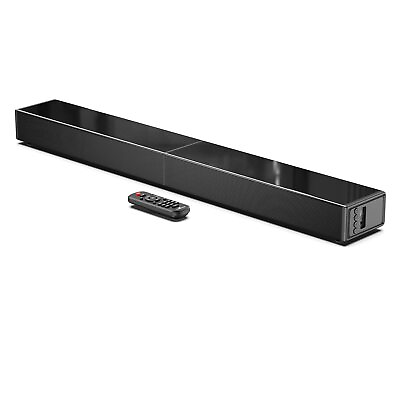 #ad 2.1 CH Soundbar with Built In Subwoofer 31 Inch Sound Bar for TV with Bluetooth $68.34