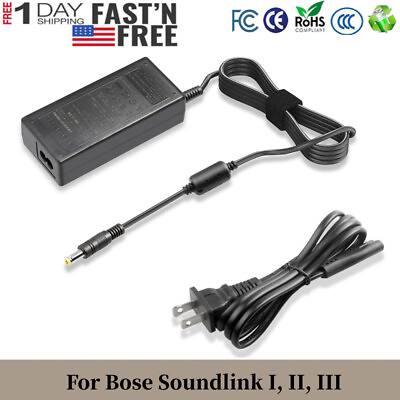 #ad 17v 20v for Bose Soundlink I II III 1 2 3 Charger Cord Mobile Speaker Adapter $10.49