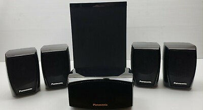 #ad Panasonic Surround Sound Speakers Set Of 6 SB HW71 SB HF10 SB HS10 SB HC10 $47.00