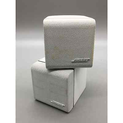 #ad Bose Single Cube Speakers Lifestyle Acoustimass Music Media Center White 2 G02 $29.29