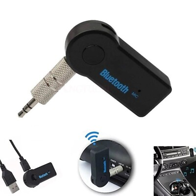 #ad Wireless Bluetooth Receiver 3.5mm AUX Audio Stereo Music Home Car Adapter TO $2.49