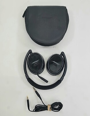 #ad BOSE 2011 2014 OE2i ON EAR HEADPHONES IN CASE TESTED $60.00