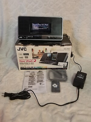#ad New JVC Compact Sound System NX PN7 Made For iPods Works With iPhone. 2008 $115.00