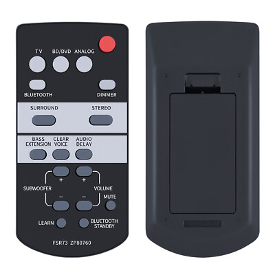 #ad New FSR73 ZP80760 For Yamaha SoundBar Speaker System Remote Control ATS 1050 $7.99