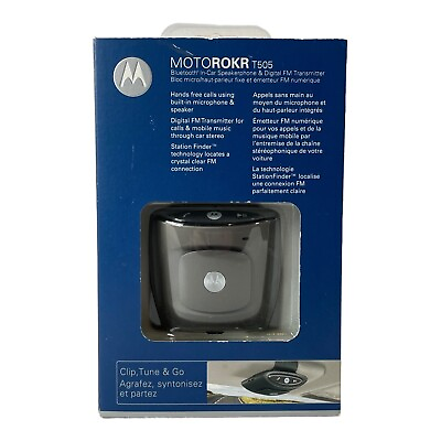 #ad MOTOROLA T505 Bluetooth In Car Speakerphone Handsfree Car Kit C $59.49