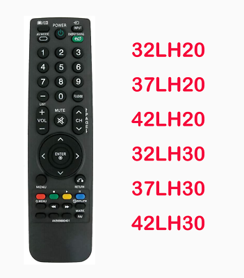 #ad New LG TV Remote for 32LH20 37LH20 42LH20 32LH30 37LH30 42LH30 47LH20 19LH20 $6.29