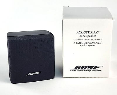 #ad Bose Single Cube Speakers Acoustimass Lifestyle Mountable Surround UNUSED $59.95