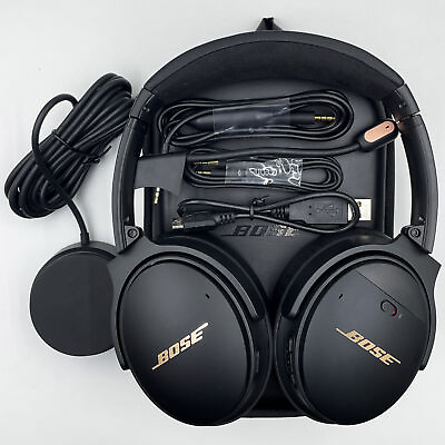 #ad Bose QuietComfort 35 II Gaming Wireless Noise Canceling Headphones Black $186.99