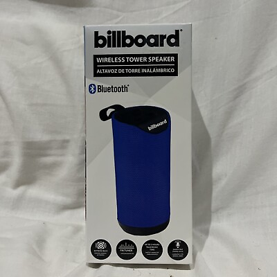 #ad BILLBOARD WIRELESS TOWER SPEAKER MODEL : BB2869 BLUE $11.00