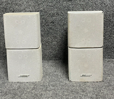 #ad Bose Mini Portable Double Cube Pair Speakers Only In White Color $69.00
