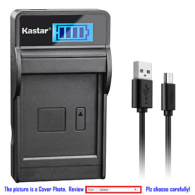 #ad Kastar Battery LCD Charger for Sony NP BN1 NPBN1 Sony Type N Sony BC CSN BC CSNB $7.99