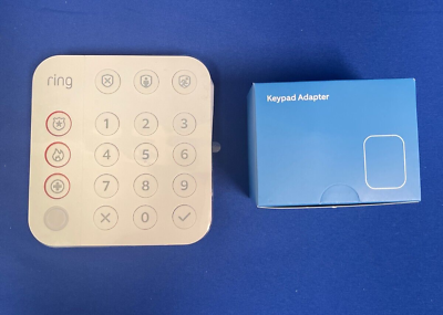 #ad NEW Ring Alarm Home 2nd Gen Keypad and Adapter White 4AK1SZ 0EN0 $24.89